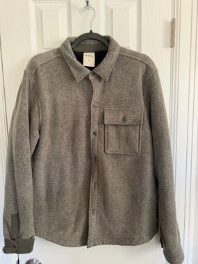 Men's Gray Overshirt Jacket by RH (Size M)